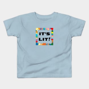 It's Lit | Books Pun Kids T-Shirt